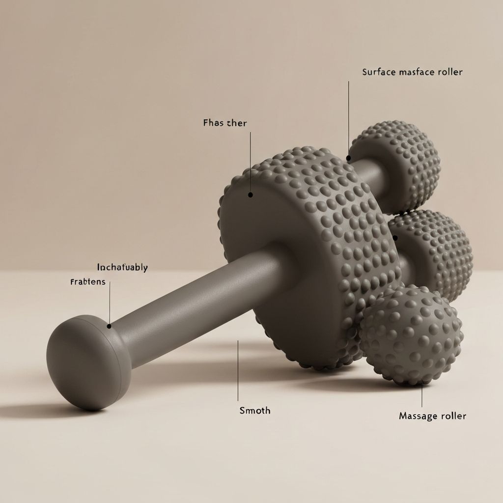 Rouleau de massage texturé